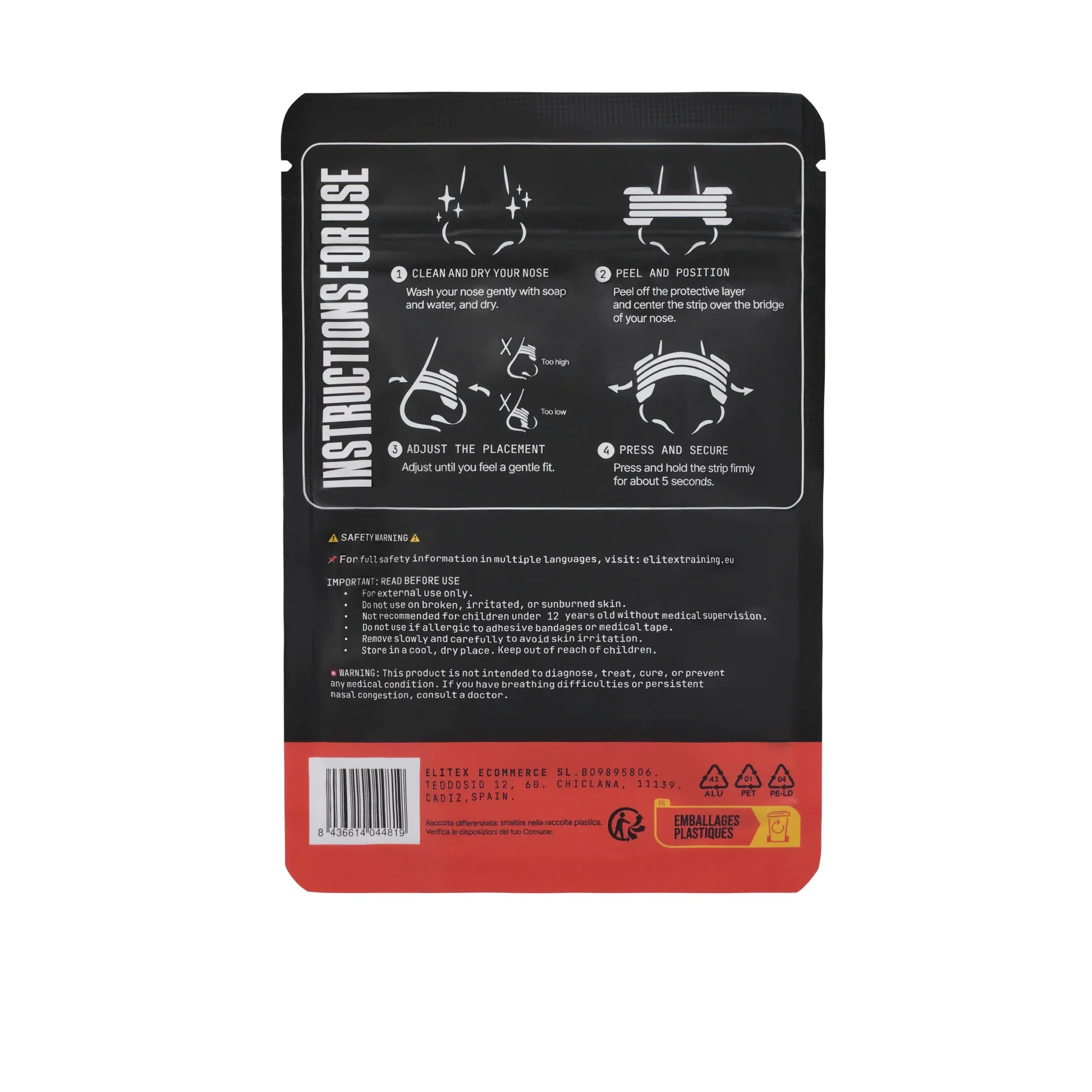 Bandes nasales avec eucalyptus - pack 30 unités - Image 6