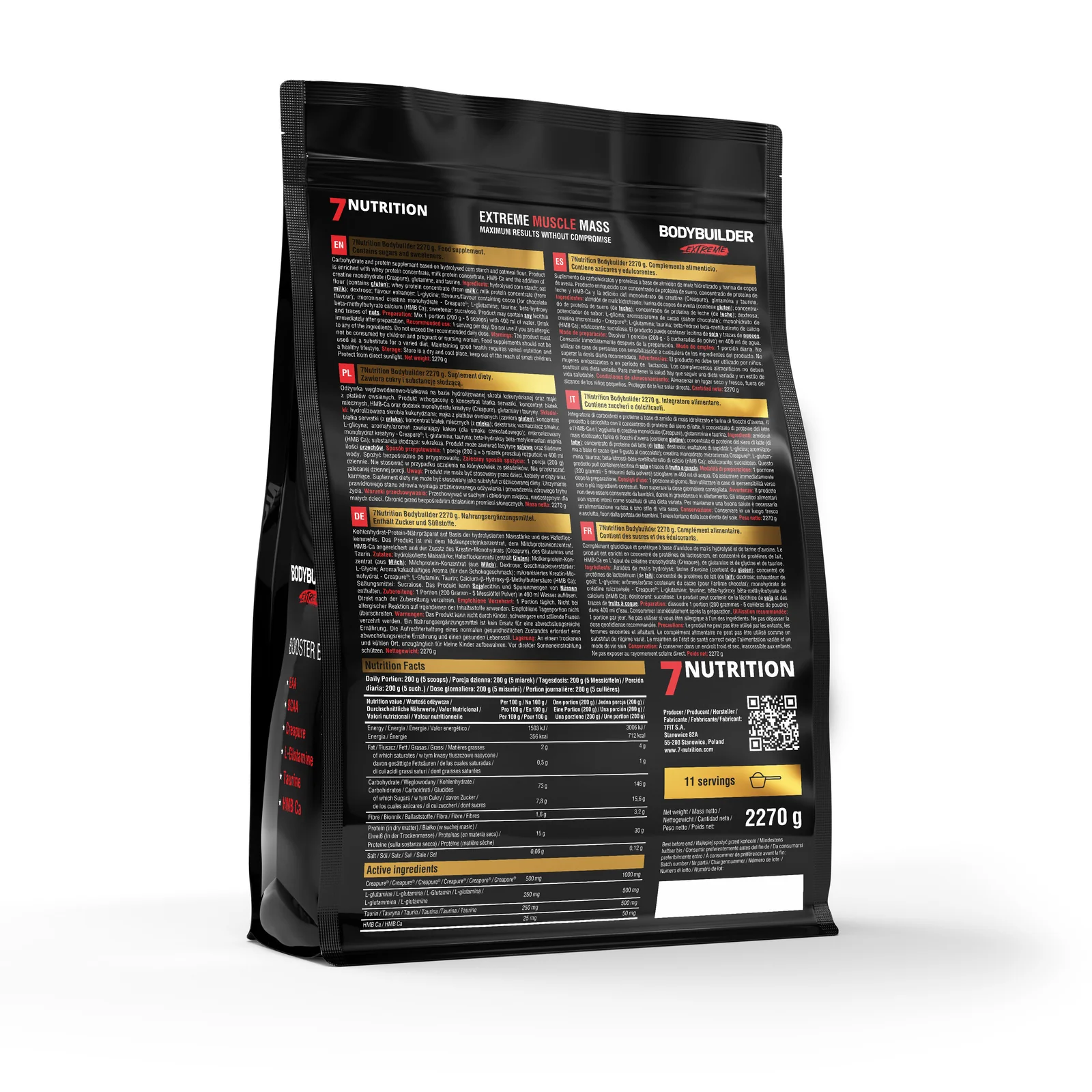 Bodybuilder EXTREME Gainer + Creapure® - Image 3