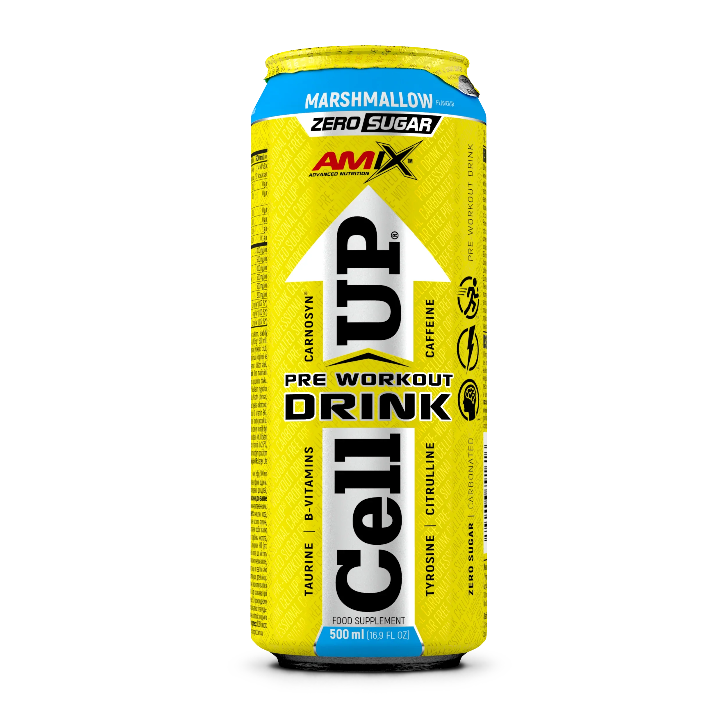 Boisson pré-entraînement CellUp Energy Drink 500ml – Amix Pro® - Image 3