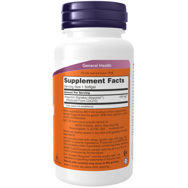 Coenzyme Q10 (Kaneka Ubiquinol™) 100mg - Image 2