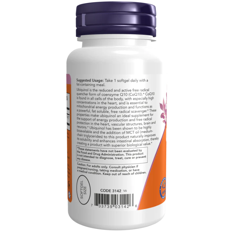 Coenzyme Q10 (Kaneka Ubiquinol™) 100mg - Image 3