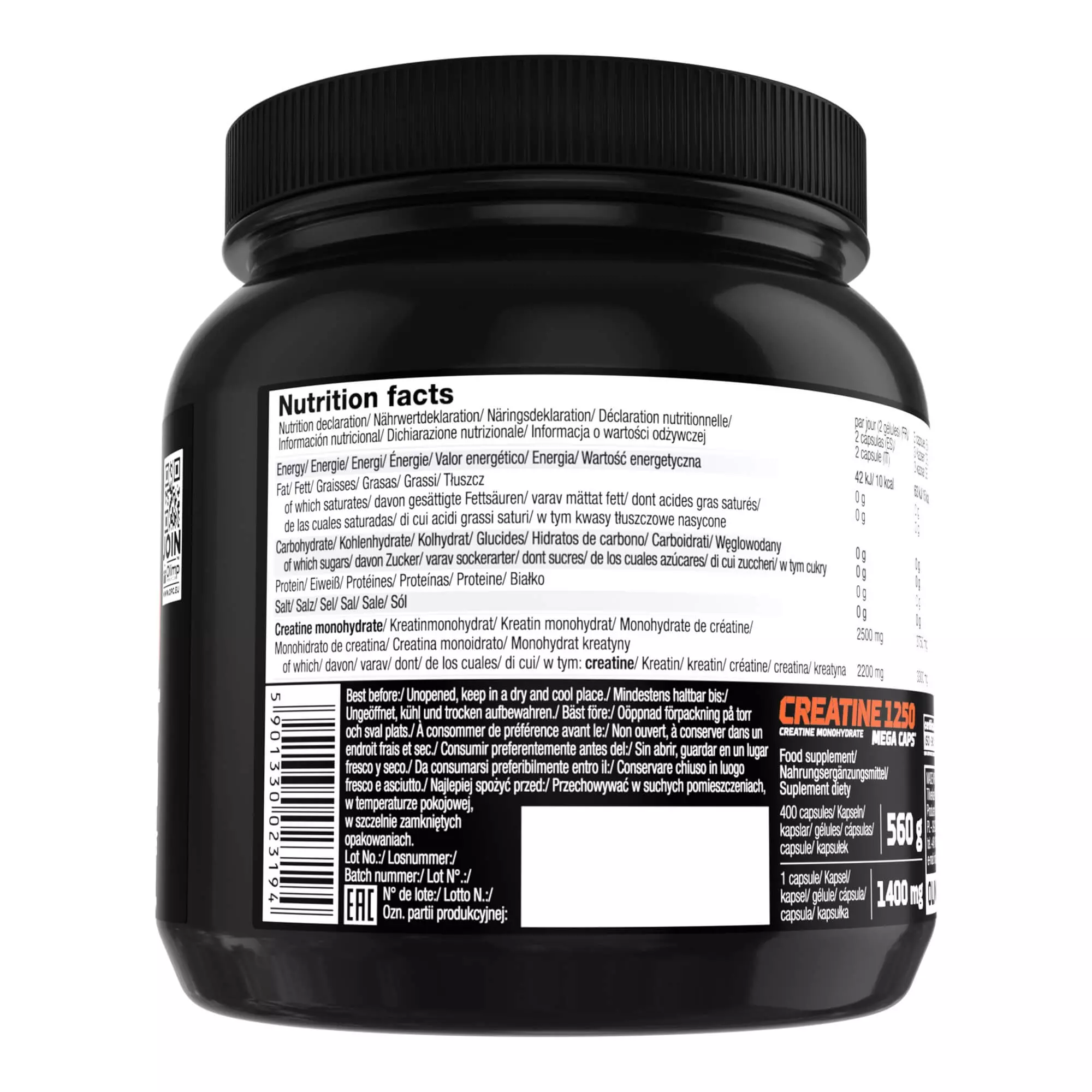 Creatine 1250 Mega Caps® - Gélules - Image 3