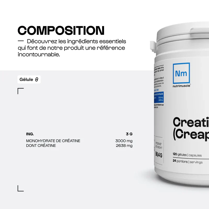 Créatine Creapure® en gélules - Image 4