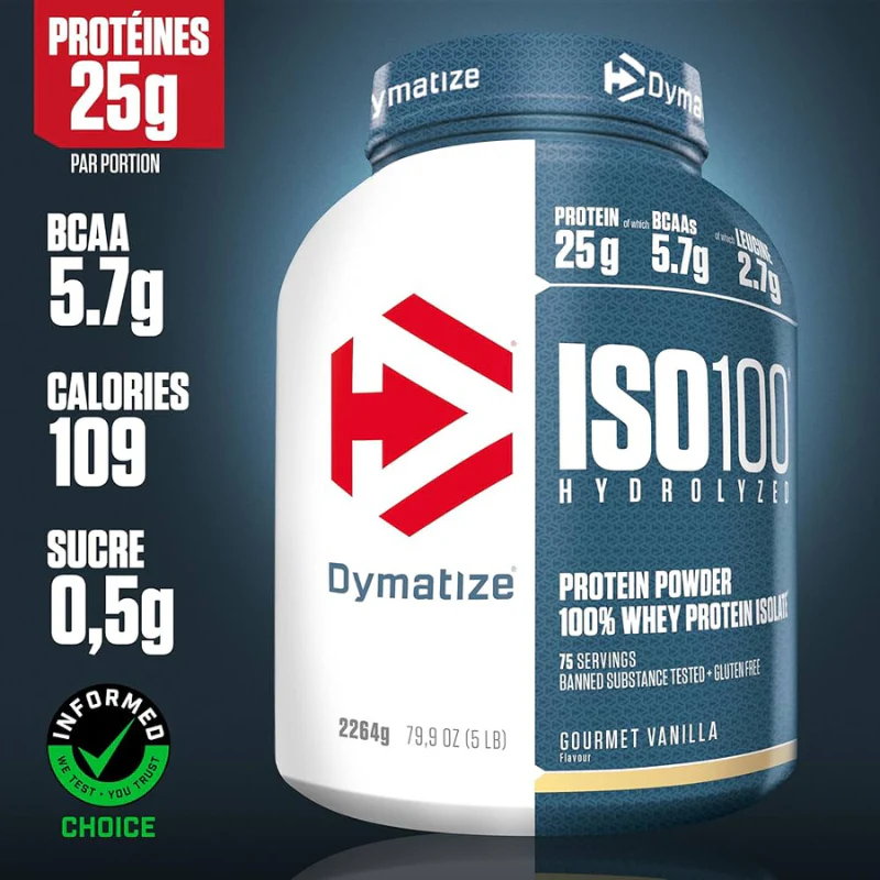 Whey ISO 100 - hydrolysé - Image 7