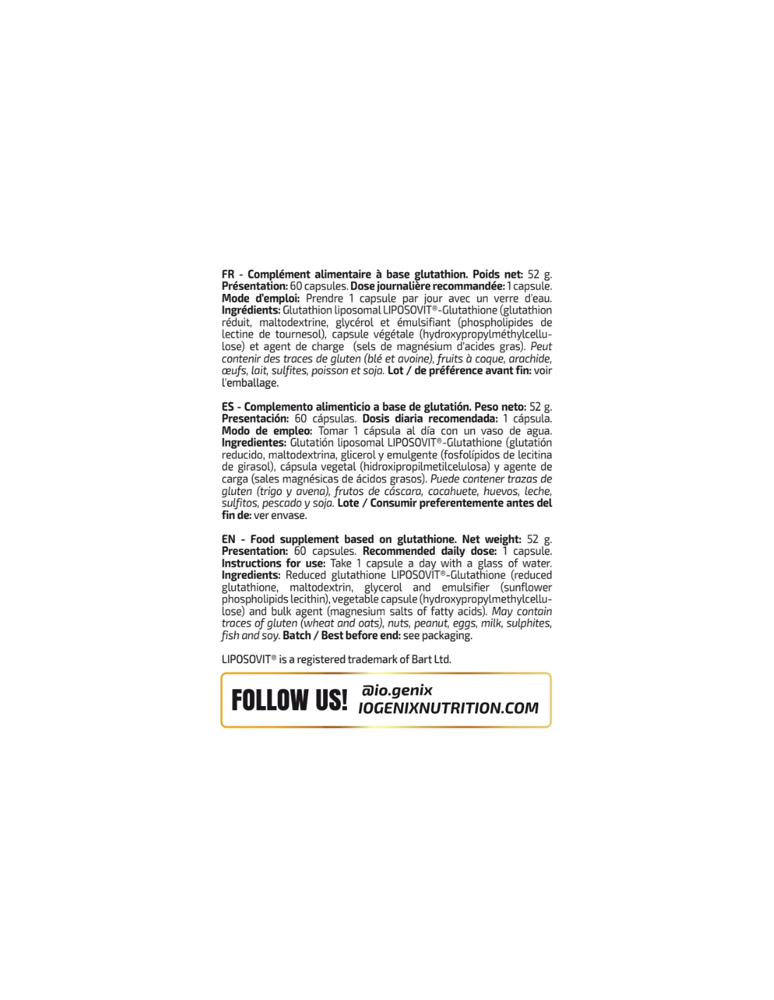 Glutathion Réduit Liposovit® - Image 2