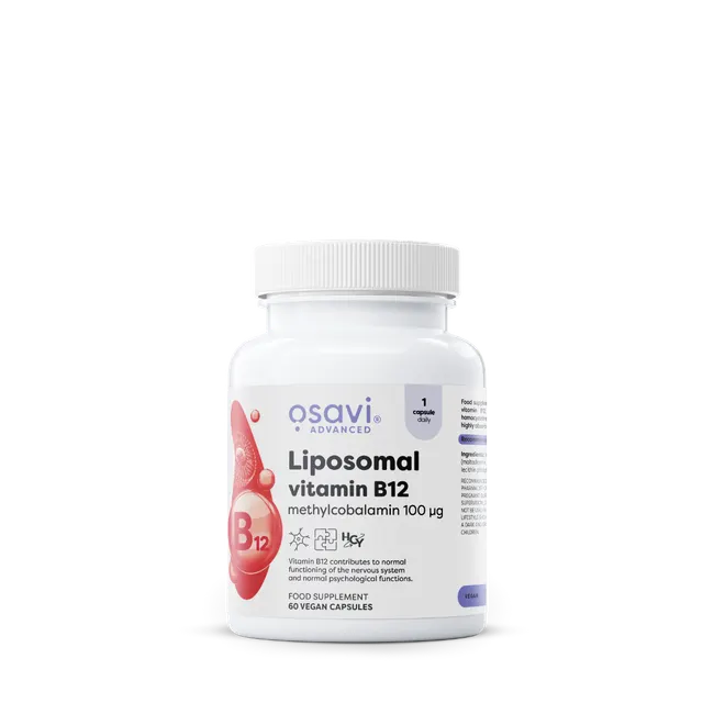 Liposomal vitamin B12, methylcobalamin 100 μg