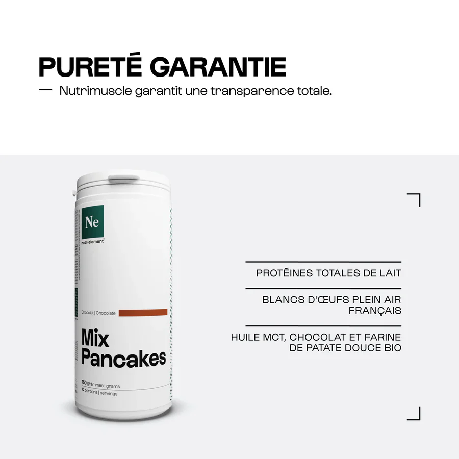 Mix pancakes protéinés au chocolat - Image 3