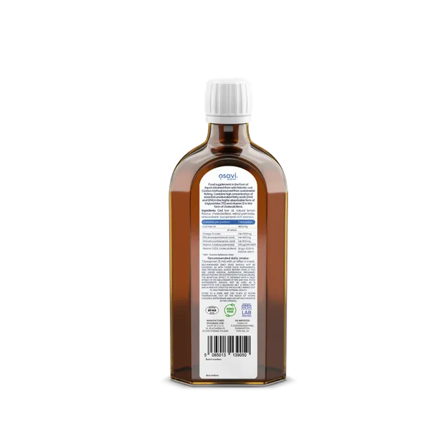 Norwegian Cod Liver Oil + D3, 1000 mg Omega 3 - Image 2