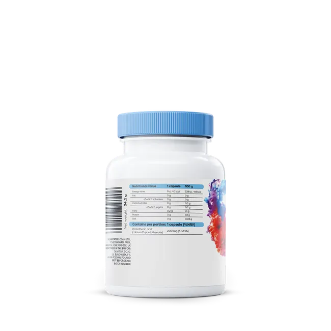 Vitamin B5, pantothenic acid, 200 mg - Image 2