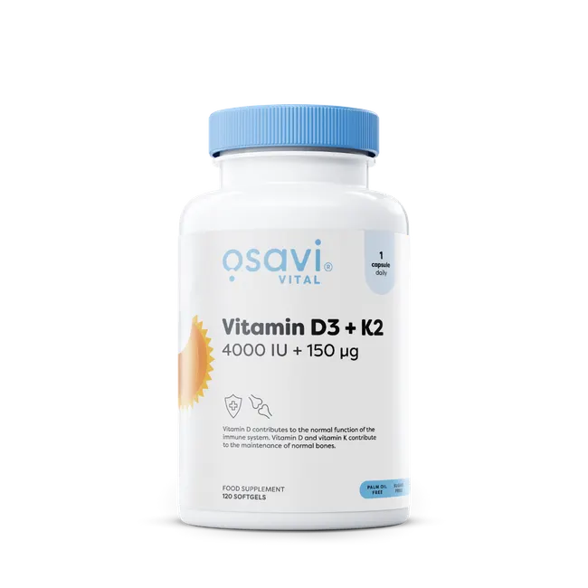 Vitamin D3 + K2, 4000 IU + 150 μg - Image 2