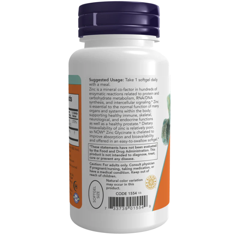 Zinc Glycinate - 30mg - Image 3